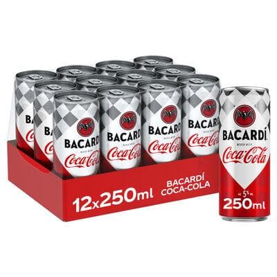 BACARDI COCA COLA 5° CANS 25CL