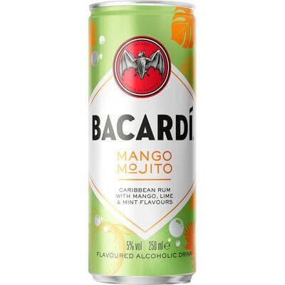 BACARDI MANGO MOJITO 5° CANS 25CL
