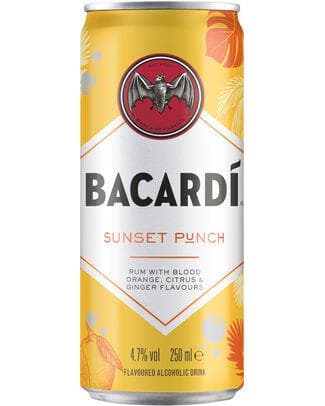 BACARDI SUNSET PUNCH 4,7° CANS 25CL