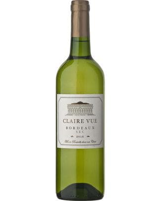 BORDEAUX CLAIRE VUE SAUVIGNON BLANC SEC 12° 75CL