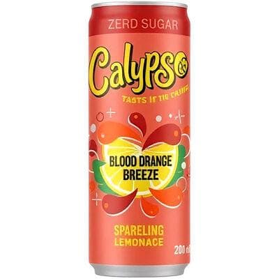 CALYPSO SPARKLING LEMONADE ORANGE 0 SUGAR CAN 33CL DLC6/7/27