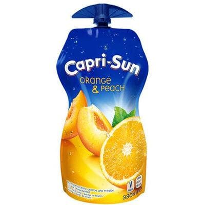 CAPRI SUN ORANGE PEACH POUCH 33CL