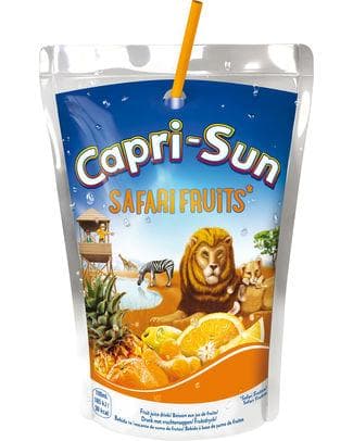 CAPRI-SUN SAFARI FRUITS POUCH 20CL 10-PACK