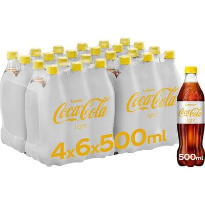COCA COLA LIGHT LEMON PET 50CL 6-PACK