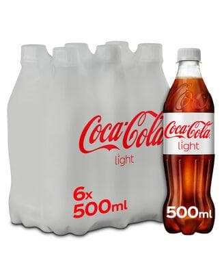COCA COLA LIGHT PET 50CL 6-PACK