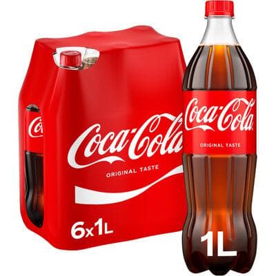 COCA COLA REGULAR PET 1L
