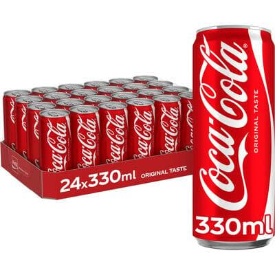 COCA COLA SLEEK CANS 33CL