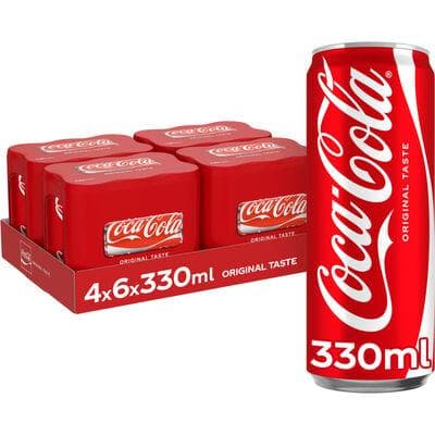 COCA COLA SLEEK CANS 33CL 6-PACK
