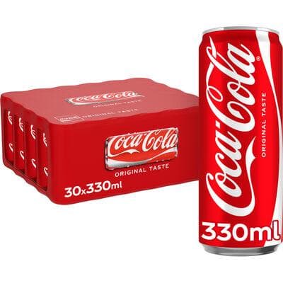 COCA COLA SLEEK CANS 33CL