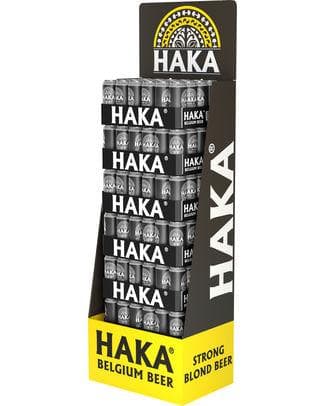 COLIS HAKA 12° CANS 50CL 168P + DISPLAY
