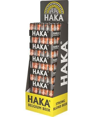 COLIS HAKA PECHE CANS 50CL 168P + DISPLAY