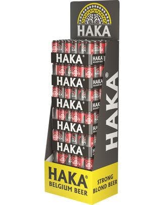 COLIS HAKA ULTRA RED FRUIT CANS 50CL 168P + DISPLAY