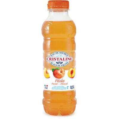 CRISTALINE JUS PECHE PET 50CL 6-PACK