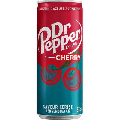DR PEPPER CHERRY SLEEK CANS 33CL