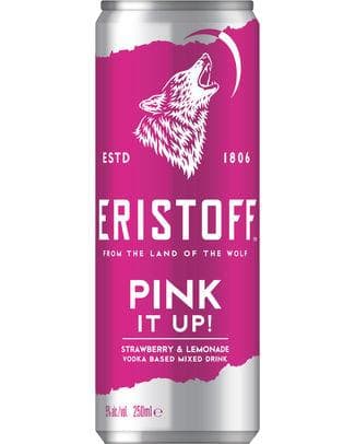 ERISTOFF PINK IT UP 5° CANS 25CL