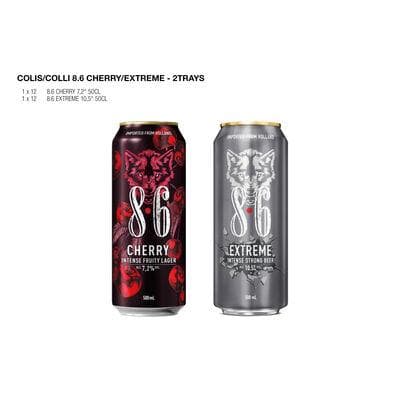 F10/26 COLIS 8.6 CHERRY/EXTREME CANS 50CL 2TRAYS