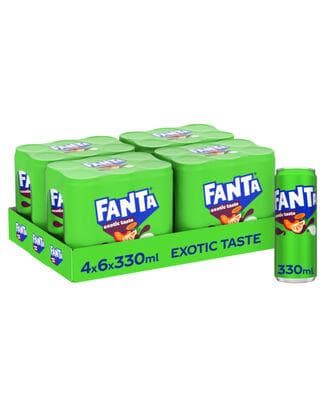 FANTA EXOTIC SLEEK CANS 33CL 6-PACK