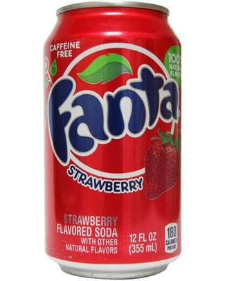 FANTA STRAWBERRY SODA 12OZ CANS 35,5CL