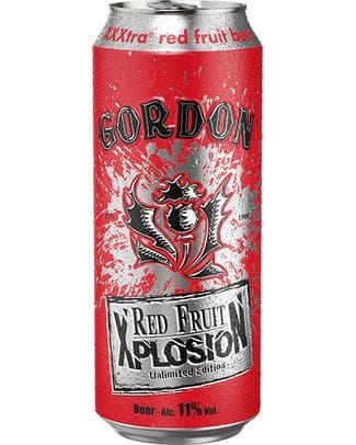GORDON RED FRUIT XPLOSION 11° CANS 50CL