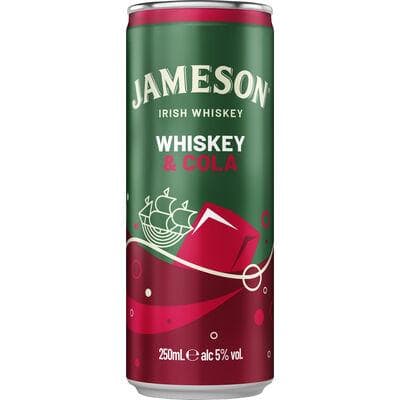 JAMESON & COLA 5° CANS 25CL DLC 30/10/26