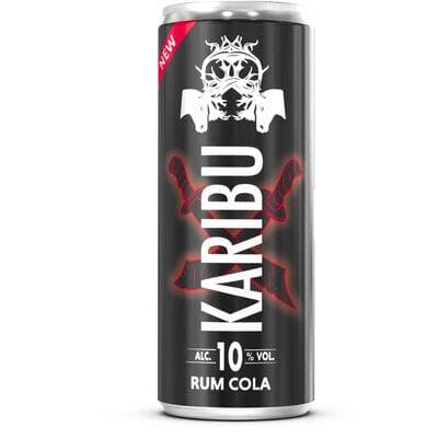 KARIBU RUM COLA 10° CANS 25CL