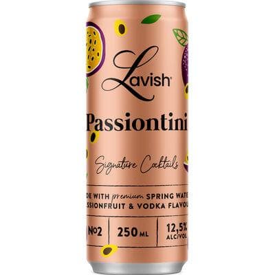 LAVISH PASSIONTINI SIGNATURE COCKTAILS 12,5° CANS 25CL