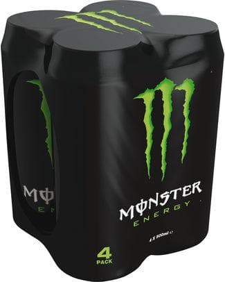MONSTER ENERGY CANS 50CL 4-PACK
