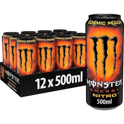 MONSTER ENERGY NITRO COSMIC PEACH CANS 50CL