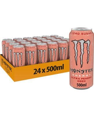 MONSTER ENERGY ULTRA PEACHY KEEN CANS 50CL