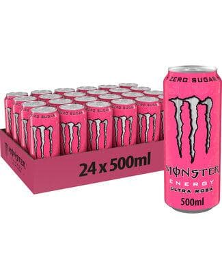 MONSTER ENERGY ULTRA ROSA CANS 50CL