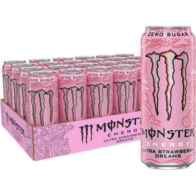 MONSTER ENERGY ULTRA STRAWBERRY DREAMS CANS 50CL