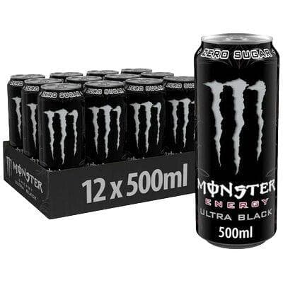 MONSTER ULTRA BLACK ZERO SUGAR 50CL
