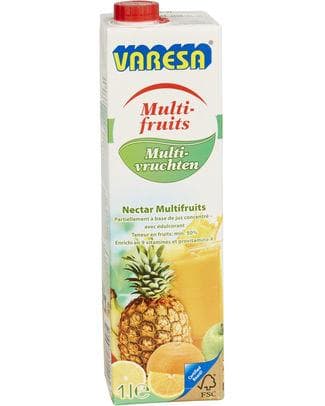 NECTAR MULTIFRUITS STEVIA BRICKPACK 1L