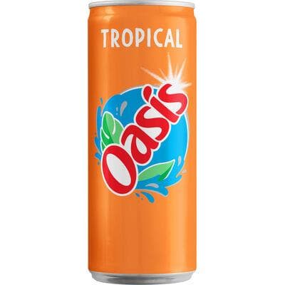 OASIS TROPICAL SLEEK CANS 33CL 6-PACK