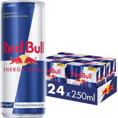 RED BULL ENERGY DRINK CANS 25CL 6-PACK