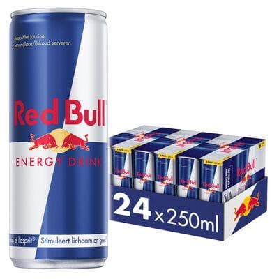 RED BULL ENERGY DRINK CANS 25CL 8-PACK