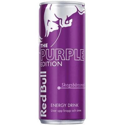 RED BULL ENERGY DRINK PURPLE ED. SKOGSBARSMAAK CANS 25CL
