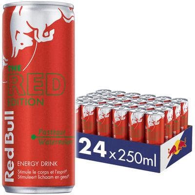 RED BULL ENERGY DRINK RED EDITION CANS 25CL