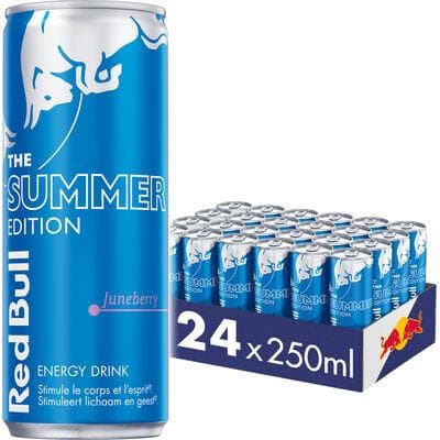 RED BULL ENERGY DRINK SEA BLUE EDITION CANS 25CL