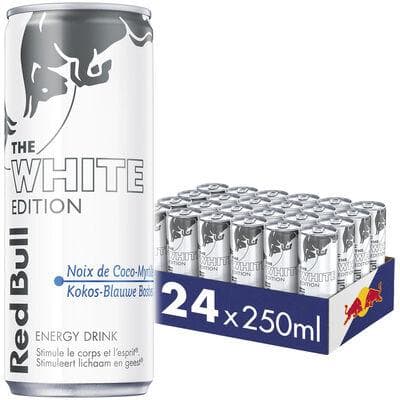 RED BULL ENERGY DRINK WHITE EDITION CANS 25CL
