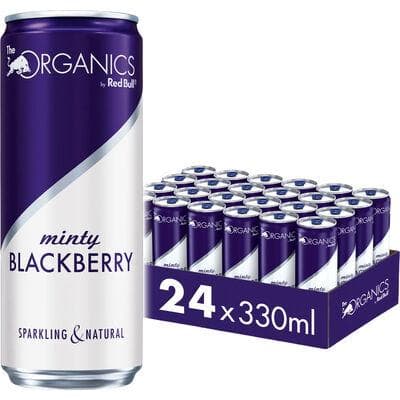 RED BULL ORGANICS MINTY BLACKBERRY CANS 33CL