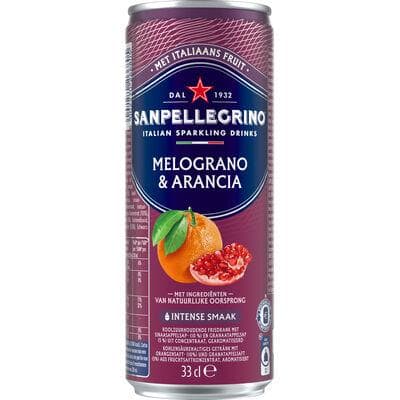 SAN PELLEGRINO MELOGRANO & ARANCIA SLEEK CANS 33CL 6-PACK