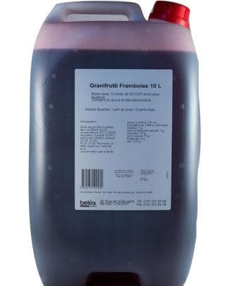 SIROP GRANITA FRAMBOISE 10L