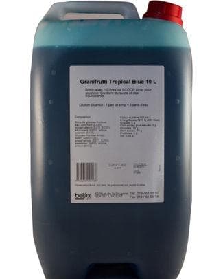 SIROP GRANITA TROPICAL BLUE 10L