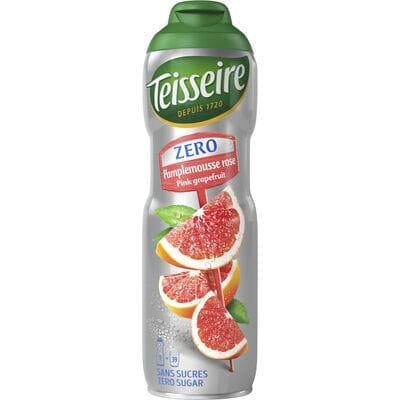 TEISSEIRE SIROP PAMPLEMOUSSE ROSE 0% 60CL