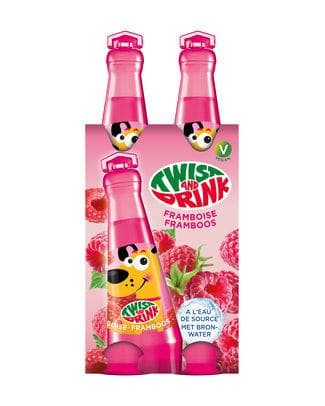 TWIST AND DRINK FRAMBOISE (-30% SUCRE) 20CL 4-PACK