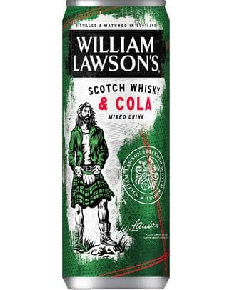 WILLIAM LAWSON WHISKY COLA 5° CANS 25CL